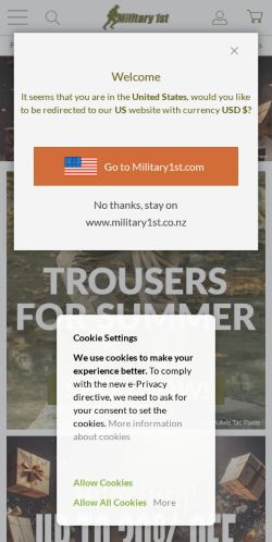 Mobile page screenshot