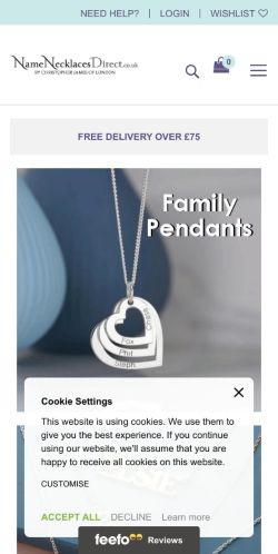 Mobile page screenshot