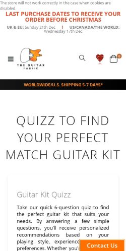 Mobile page screenshot