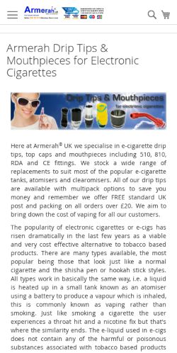 Mobile page screenshot