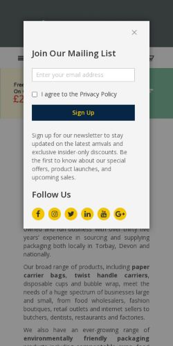 Mobile page screenshot