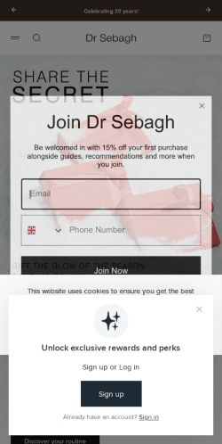 Mobile page screenshot