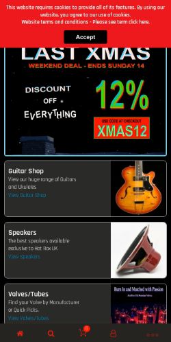 Mobile page screenshot