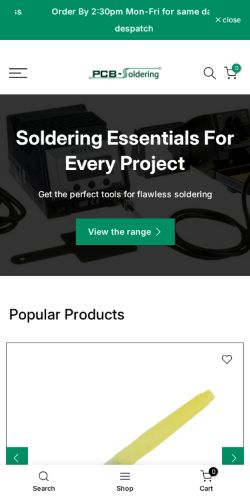 Mobile page screenshot