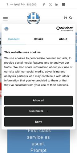 Mobile page screenshot