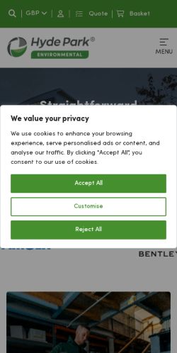 Mobile page screenshot