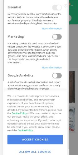 Mobile page screenshot