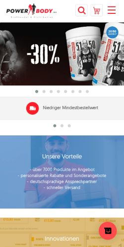 Mobile page screenshot