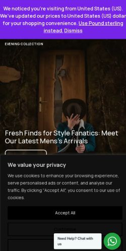 Mobile page screenshot