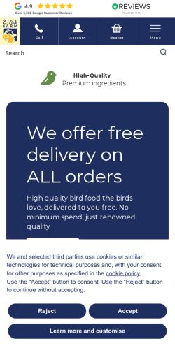 Mobile page screenshot