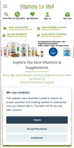 Mobile page screenshot