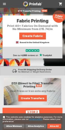 Mobile page screenshot