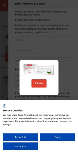 Mobile page screenshot
