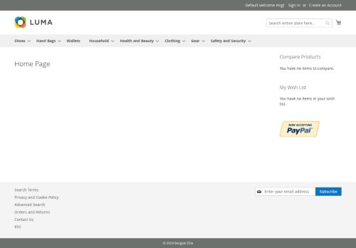 Desktop page screenshot