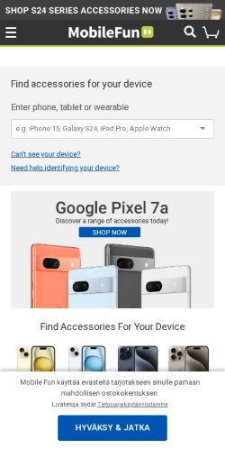 Mobile page screenshot