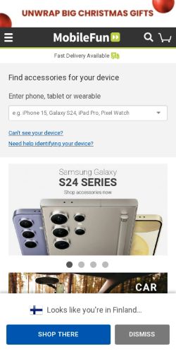 Mobile page screenshot