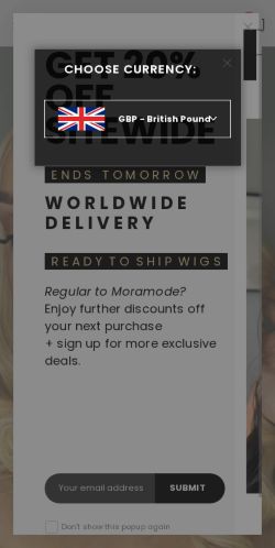 Mobile page screenshot