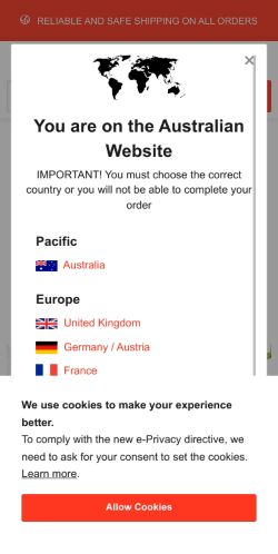 Mobile page screenshot