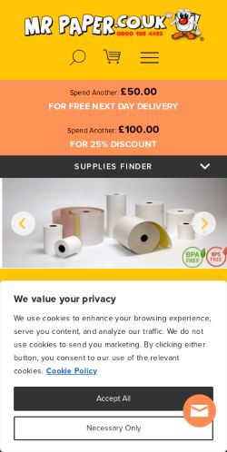 Mobile page screenshot