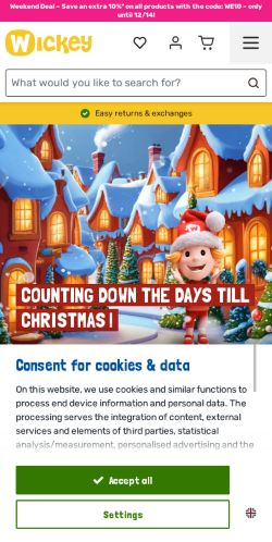 Mobile page screenshot