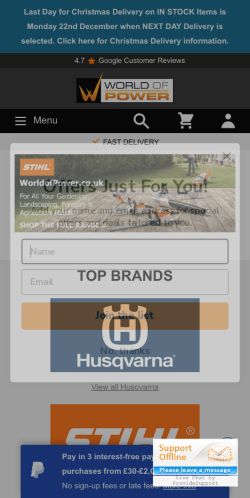 Mobile page screenshot