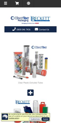 Mobile page screenshot