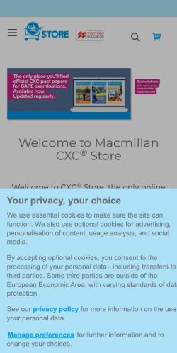 Mobile page screenshot