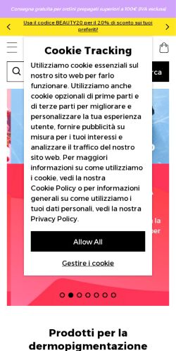 Mobile page screenshot