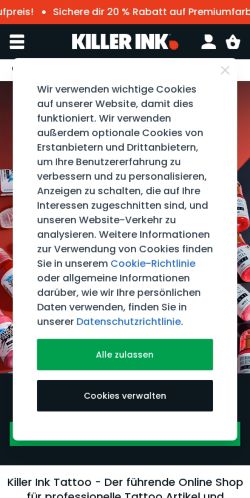 Mobile page screenshot