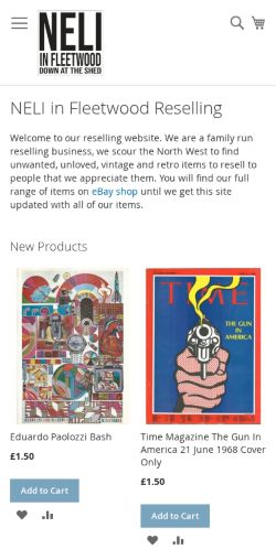 Mobile page screenshot