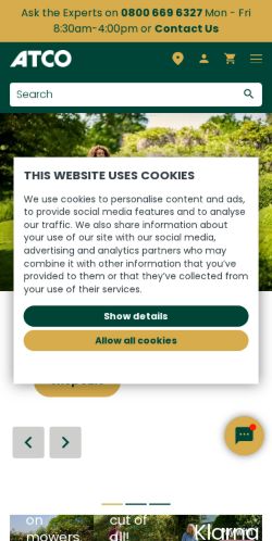 Mobile page screenshot