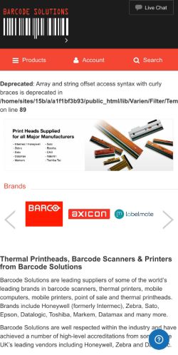 Mobile page screenshot