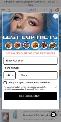 Mobile page screenshot