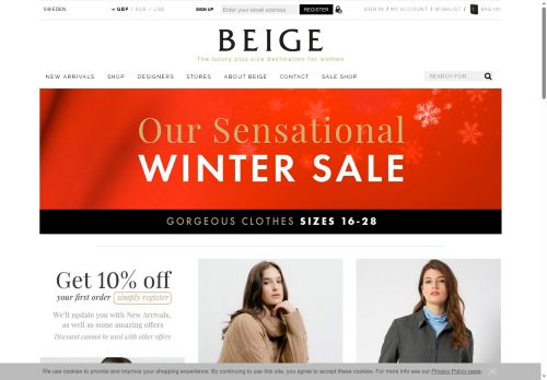 Desktop page screenshot