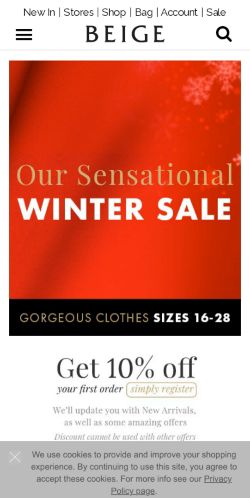 Mobile page screenshot