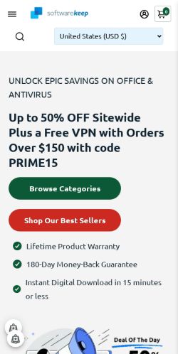 Mobile page screenshot