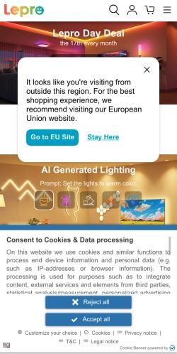 Mobile page screenshot