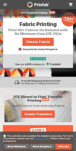 Mobile page screenshot