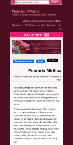 Mobile page screenshot