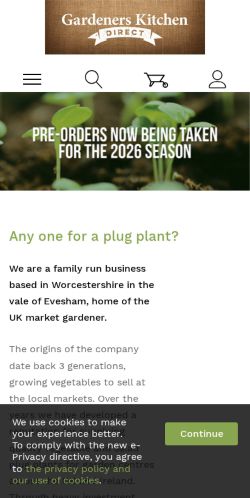 Mobile page screenshot