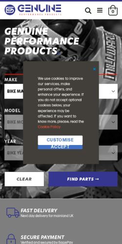 Mobile page screenshot