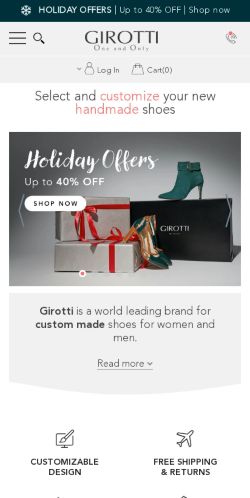 Mobile page screenshot