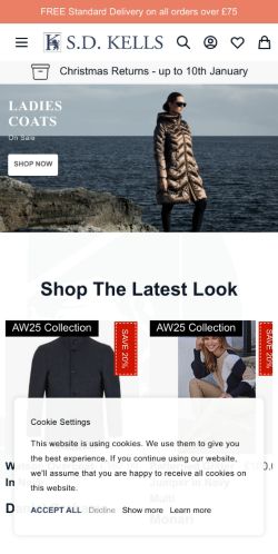 Mobile page screenshot