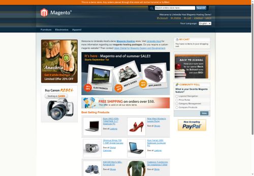 Desktop page screenshot