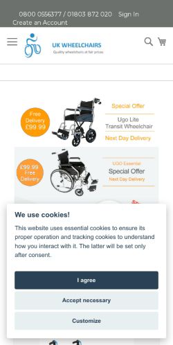 Mobile page screenshot