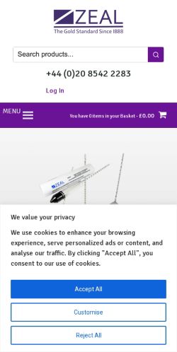 Mobile page screenshot