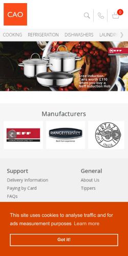 Mobile page screenshot