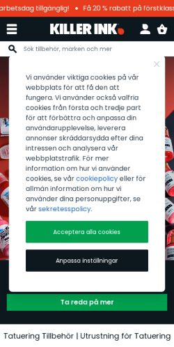 Mobile page screenshot