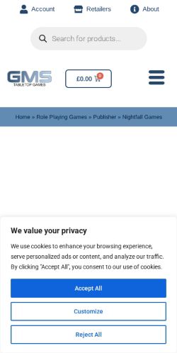 Mobile page screenshot