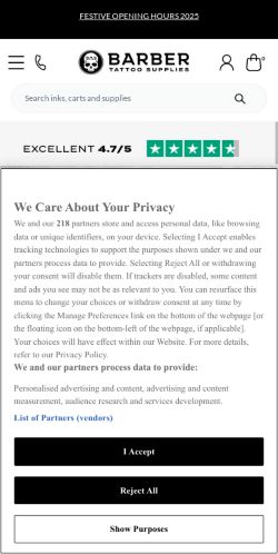Mobile page screenshot